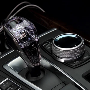 Car accessories online shopping crystal gear shift knob three-piece set for BMW X4 series chassis G02 2016-2020