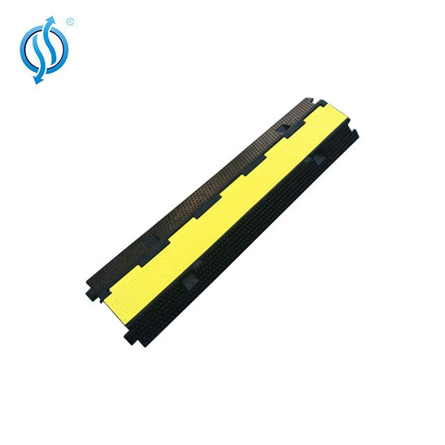 Car-Parking Driveway Curb Ramp, Business Partner Floor Rubber Cable Protector Ramps
