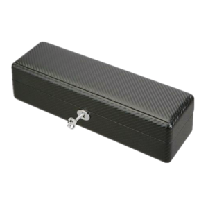 Carbon Fiber 6 Watches New Box Storage Chest Case with Lock