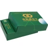 cardboard green color packaging box for golf ball