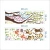 Import Cartoon monkey tree squirrel PVC wall stickers Kids Room Boys Girls Bedroom Home Decor poster wallpaper from China