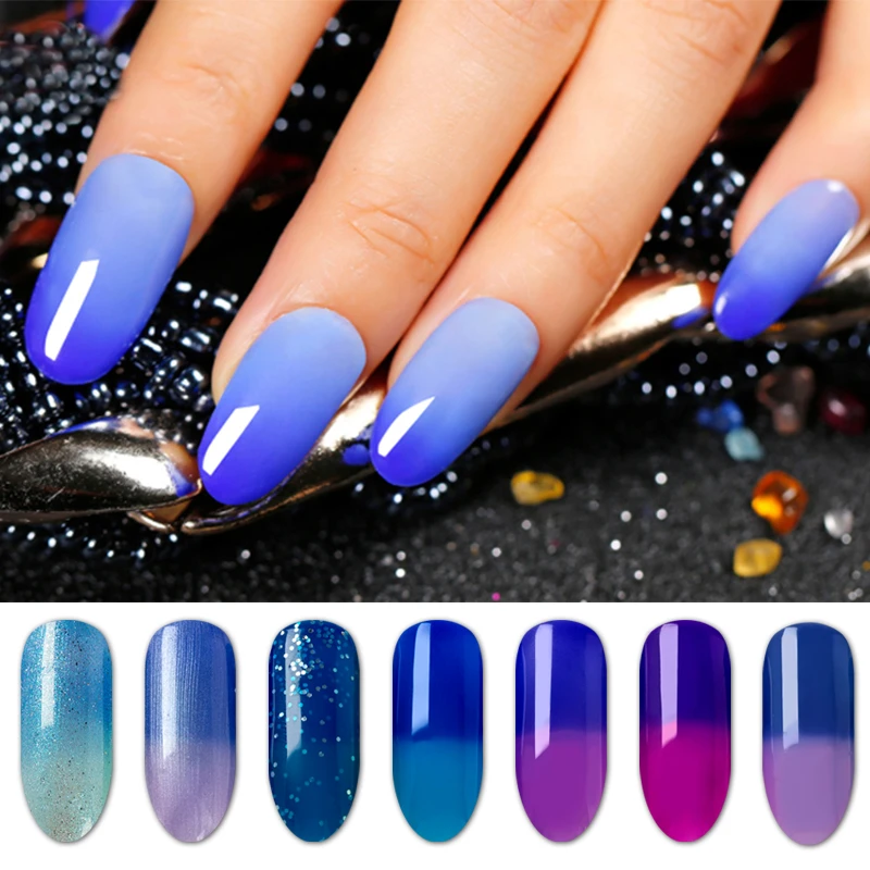 CCO Factory Temperature 15ml 72 colors changing gel nail polish