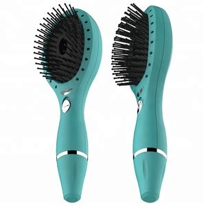CE Approved Personal beauty care Ionic LED Light Rechargeable Hair Growth Improvement Massage Comb Smooth hair brush