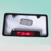 CE RoHS 12V 7*23pixel outdoor red USA led license frame for car with remote control