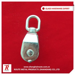 Cheap chinese factory stainless steel double block pulley 25mm-100mm Factory Manufacturer