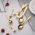 Import cheap customized wholesale stainless steel coffee spoon metal dinner dessert tea spoon promotion spoon set from China