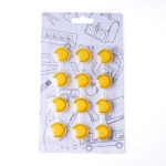 Cheap factory magnets fridge magnets magnetic push pins with transparent plastic cap