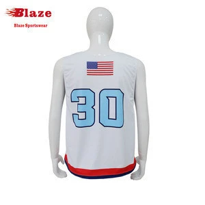 Cheap high quality wholesale sublimation reversible lacrosse uniform