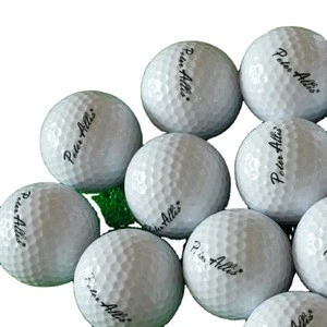 Cheap Price Customized Logo White Three Piece Tournament Golf Balls