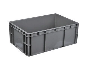 80L Heavy Duty Warehouse Industrial Storage Moving Stack and Nest Totes  Turnover Box Plastic Stackable Crate with Attached Lid - China Storage  Crates, Plastic Containers