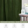 Cheap Price Velvet Curtains Super Soft Velvet Drapes Heat & Sunlight Blocking Curtain Panels with Rod Pocket for Living Room