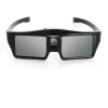Cheap Square frame active shuttle 3d video glasses for home theater game DVD