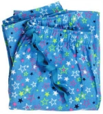 Cheap Star Printed Stars 100% Cotton Flannel Sleep Lounge Pajama Pant