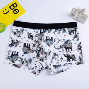 cheap wholesale boxer shorts men basic underwear boy china style