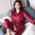 Import Cheap wholesale sexy night dress winter sleepwear luxury nightgown satin sleepwear women silk pajamas from China