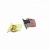 Import Cheaper price  American flag badge pin custom from China