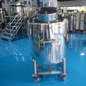 Chemical Storage Equipment stainless steel tank with wheels