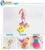children toy wholesale 2.4G rc toys battery roller skating fashion doll for girls
