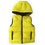 Childrens padding hoody waistcoat