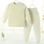 Children's pure cotton underwear with three layers of cotton to keep warm and thickened
