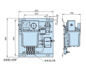 China BAOTN mist coolant pump oil and gas lubrication cooling system for central lubrication system/lathe machine
