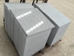 China cheap light grey G603 granite slabs stone cut to size tiles for flooring and countertop 600 x 600 MM