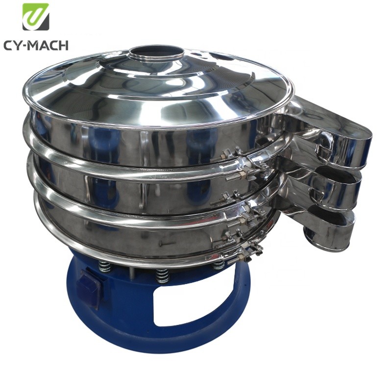 China factory supply double deck vibrating screening filter / vibratory sifter separator for capsicum powder