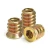 Import China Hebei YUNTENG Inner and outer nut trapezoidal nut zinc alloy nut from China