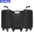 China high-end custom polyester luggage hard suitcase set travelling trolley bags luggage