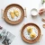 Import China home decor table round woven basket wicker rattan bread food fruit serving tray from China