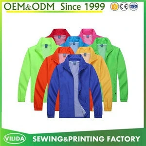 china manufacture promotion uniforms advertising cheap price promotion jacket