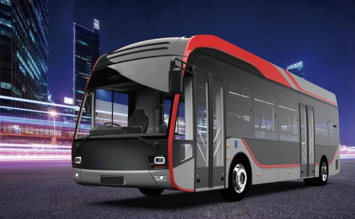 Chinese brand the new launch model  electric city bus 12m for sale