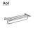 Import Chrome plated lavatory accessories set towel bar from China