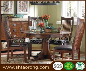 classic solid wood restaurant dining set furniture TRDT-407