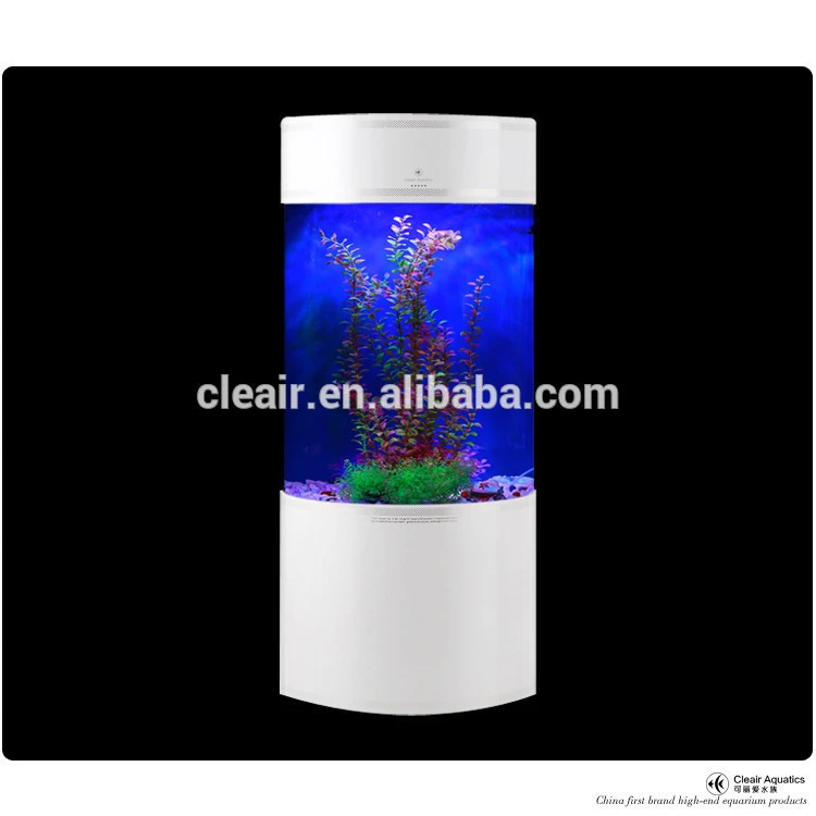 Cleair Semicircle LED light Acrylic Aquarium