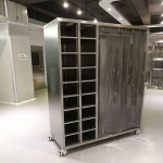 Clean room furniture stainless steel cupboards
