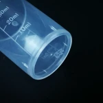 Clear Transparent scale beaker 10ml 100ml with round mouth Plastic Measuring Cup
