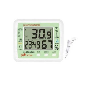 Clock Week Household Electronic Digital Hygrometer Thermometer KT204