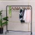 Import Clothes display hook wall mounted clothes hanger rac Clothes display rack stand chrome from China