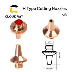Cloudray CL108 CO2 Laser Equipment Parts 3D Cutting Nozzles M6