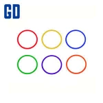 Colorful made in Taiwan plastic 30cm flat hoop sports accessories