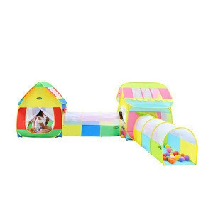 colorful play kids tent kids play tunnel set Children playing toys tent