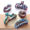 Colourful cloth wrapped hair clamps korea fashion women hair jewelry wholesale