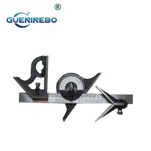 Combination Square Set Protractor 180 Degrees With Angle Finder Ruler Measuring
