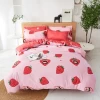 comforter cover linen wholesale african style polyester king size kids 3d custom design bed sheet set with quilt bedspread