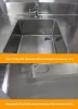 Commercial Stainless Steel Kitchen Sink Restaurant Used Kitchen Sink Wash Sink for Sale