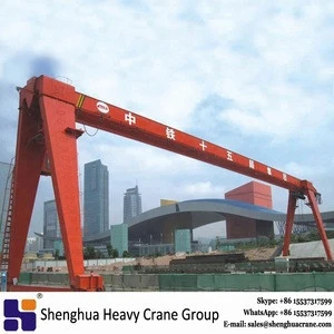 concrete precast 29 ton warehouse trestle single beam gantry crane for lifting