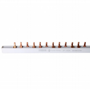Copper Comb Busbar 40A 1P 3P Pins For Electric Panel Connection