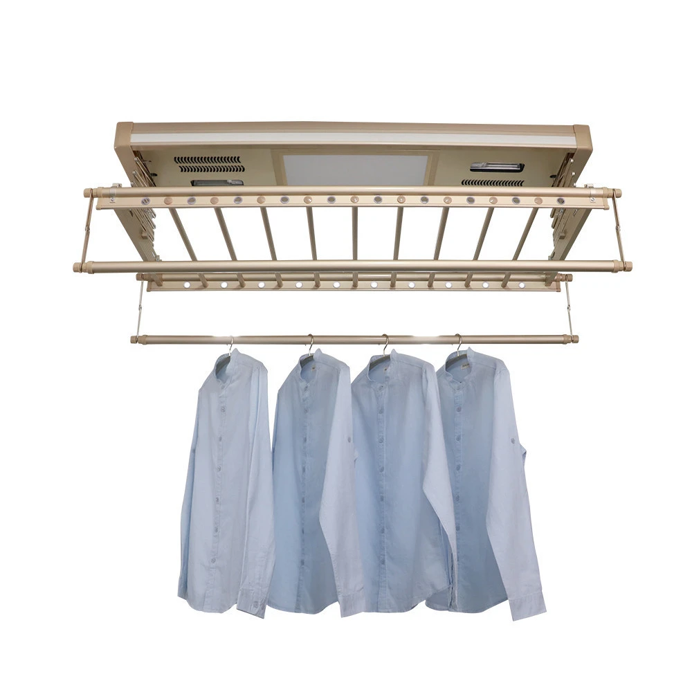 Cost Effective Aluminum Material Lingerie Hangers Ceiling Electric Clothes Drying Rack