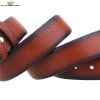 Cow Leather Unisex Classic Steel Leather Belt